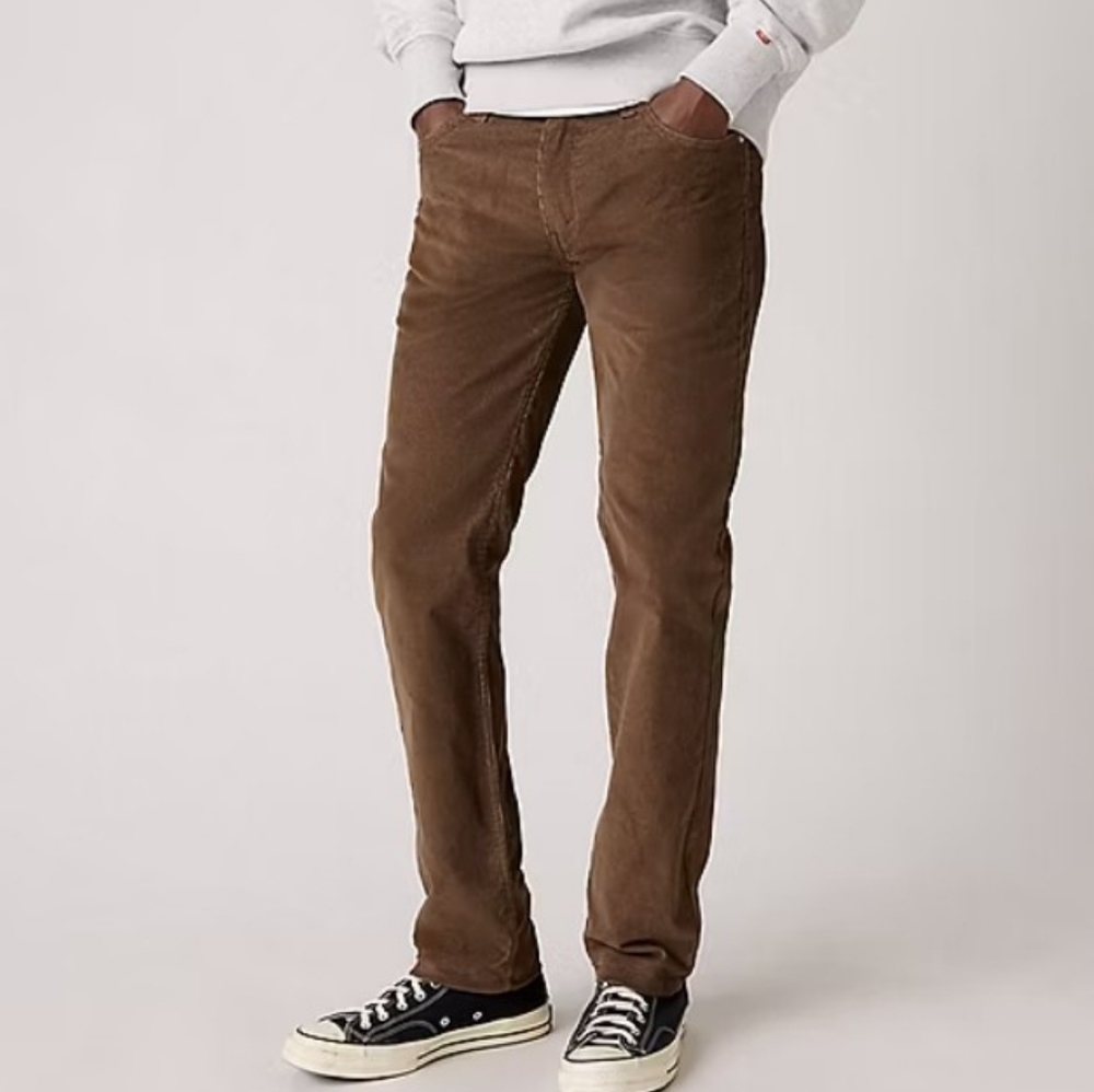Levi's 511 Men's Brown Slim Fit Flex Corduroy Pants - Size 32